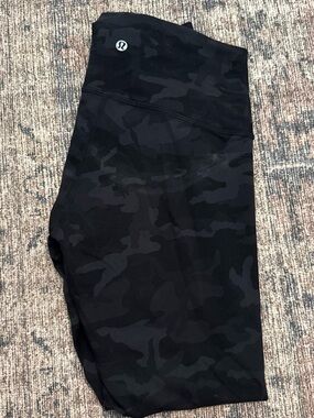 lululemon athletica Black Camo High-Rise Leggings